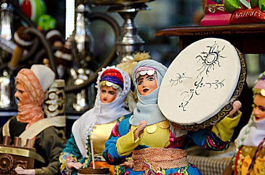 东方,土耳其,安纳托利亚,美索不达米亚,市区,历史,家,商店,咖啡馆,传统,手工制作,娃娃,传统服装