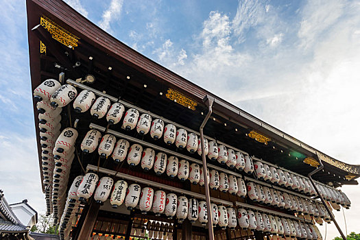 日本京都八坂神社的舞殿