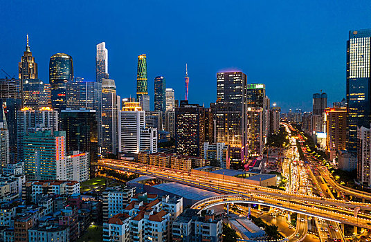 广州城市夜景