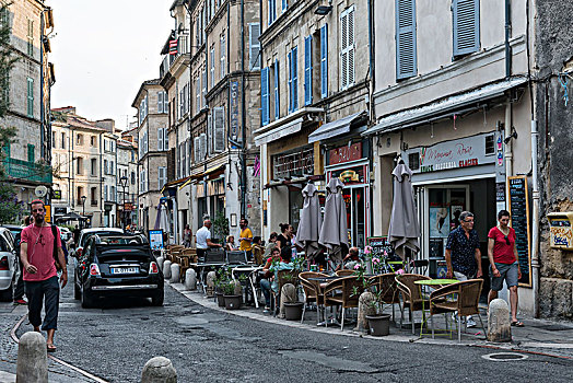 街道,老城,阿维尼翁,沃克吕兹省,普罗旺斯,法国