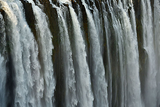 落下,水,维多利亚瀑布,津巴布韦,非洲