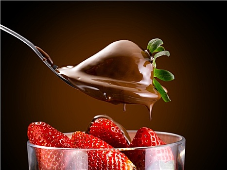 草莓,巧克力
