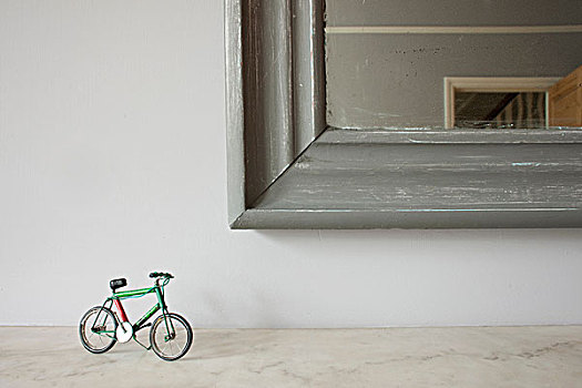 微型,自行车,镜子