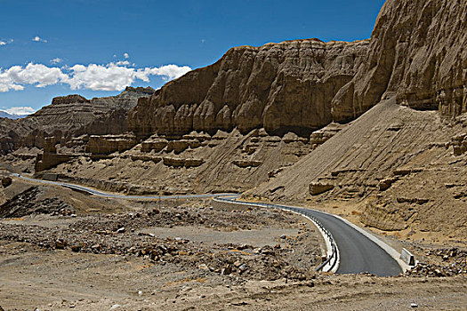 西藏阿里地区扎达土林公路