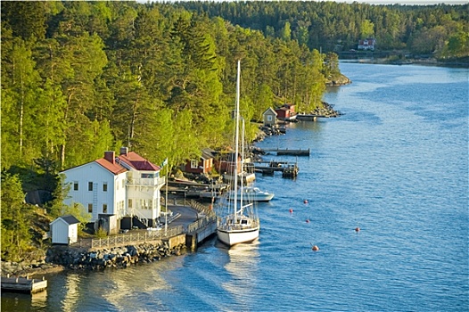 斯堪的纳维亚,小,港口