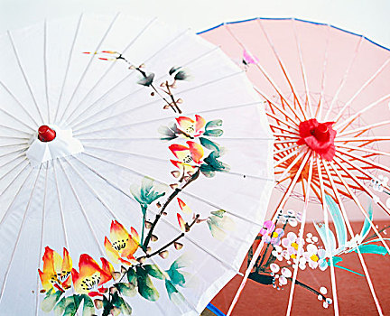 手绘,亚洲,伞