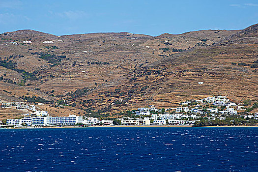 风景,安得鲁斯岛,希腊,欧洲