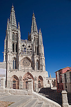 西班牙,卡斯蒂利亚,区域,布尔戈斯省,布尔戈斯,布尔戈斯大教堂