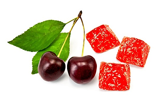 胶冻,红色,樱桃