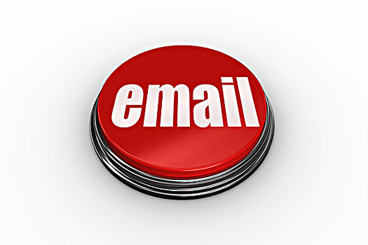 电子邮件,电脑合成,红色,按键
