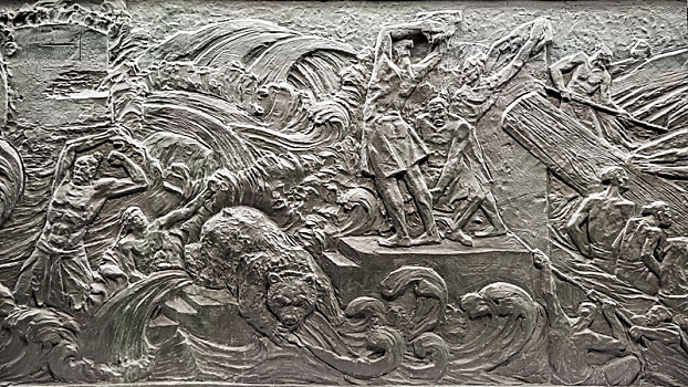 雕塑,古代战场,古代战争,狩猎,打猎,圣迹浮雕,二里头,二里头文化,夏