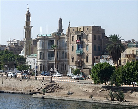 埃及,城市,埃斯那