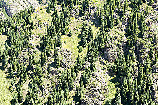 新疆喀拉峻草原峡谷