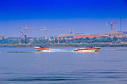 沙湖景观