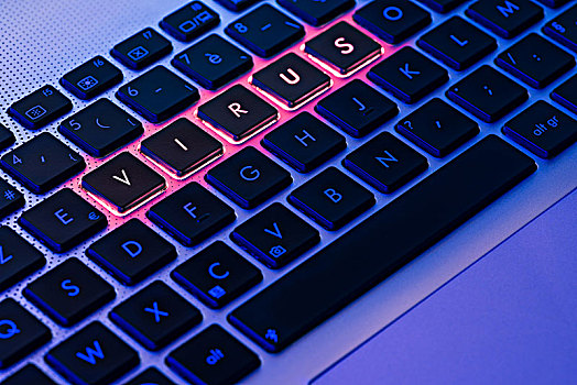 发光键盘电脑病毒