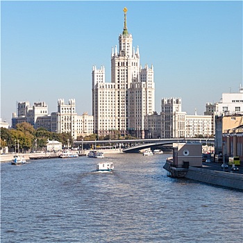 堤,建筑,莫斯科