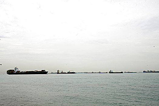 新加坡,港口,船