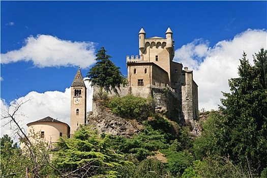 圣皮埃尔,城堡,意大利