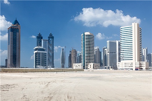 摩天大楼,城市,迪拜,阿联酋