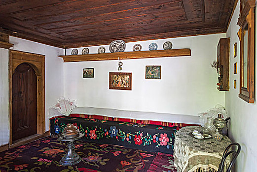 保加利亚,中心,山,孩子,家,著名,作家,室内