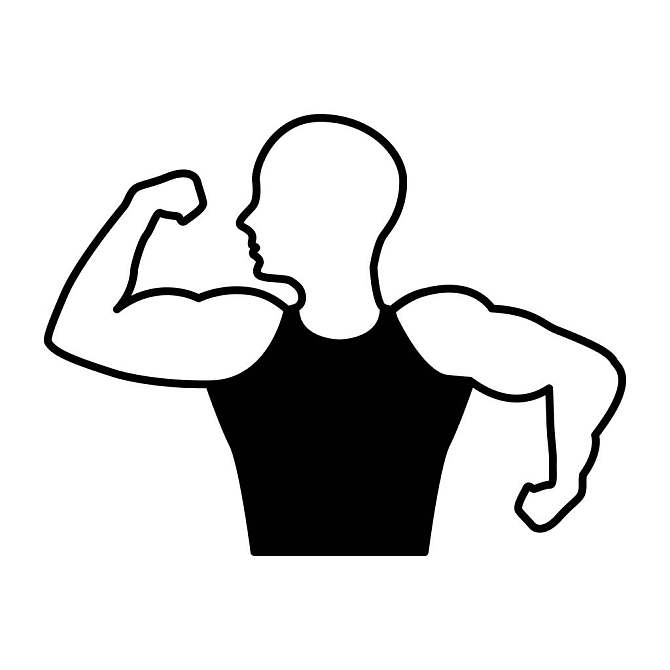 肌肉男_人_男人_人像_矢量_插画_设计_高清图片_全景视觉