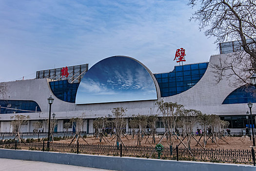 河南省鹤壁市高铁火车站建筑