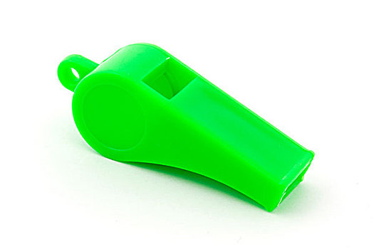 绿色,塑料制品,哨