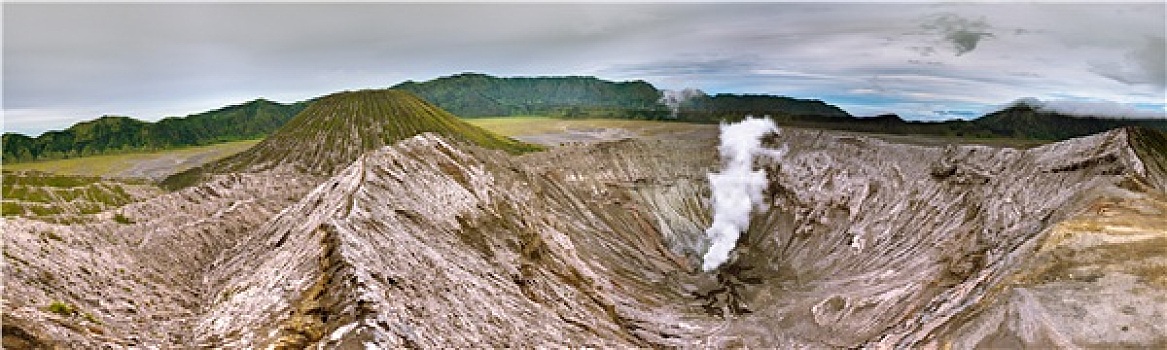 婆罗莫,火山口