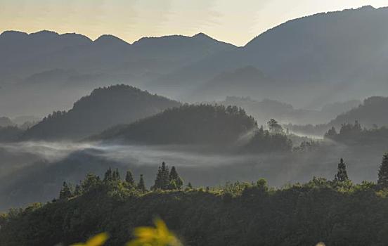 重庆酉阳,丁市镇初秋风景,三