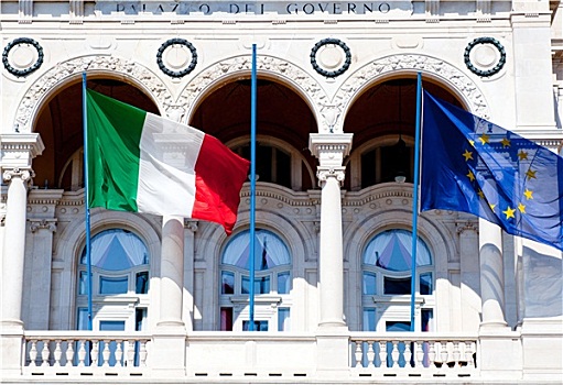 意大利,欧盟,旗帜