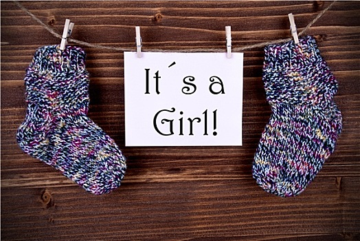 粉色,标签,婴儿,袜子,女孩