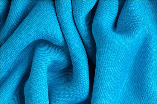 蓝色背景,抽象,布,波状,折,纺织品,纹理