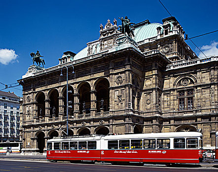 剧院,文艺复兴,风格,建筑,维也纳,奥地利