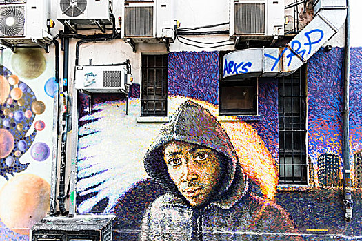 街头艺术,伦敦,英国,欧洲