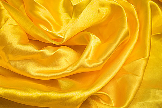 豪华,金色,绸缎,丝绸,折叠,布,有用,背景