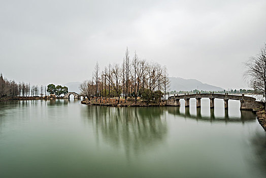 杭州湘湖景区牵牛桥