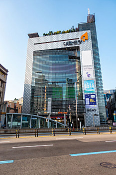韩国首尔街头建筑景观