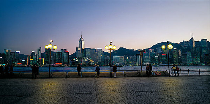 香港回归十周年图片展览尖东海旁