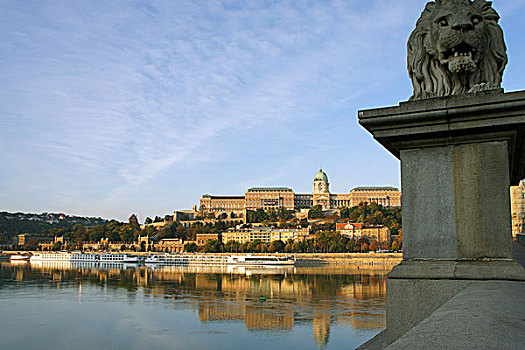 布达佩斯,雄狮雕像,城市建筑