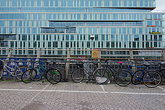 瑞典,斯德哥尔摩,许多,窗户,自行车