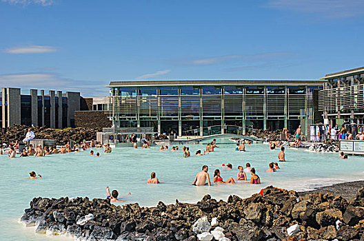 冰岛,蓝色泻湖,水疗,复杂