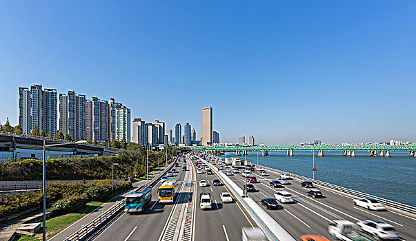 韩国首尔汉江