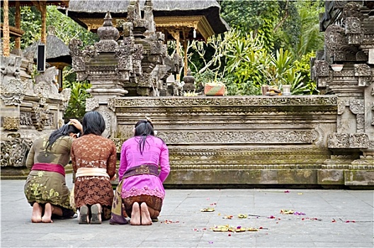 印尼人,女人,祈祷