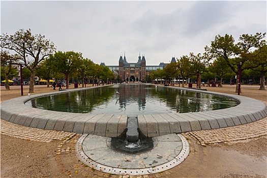 荷兰国立博物馆,建筑,公园,水池