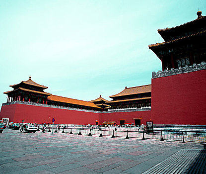 风景,大门,城市,宫殿,北京