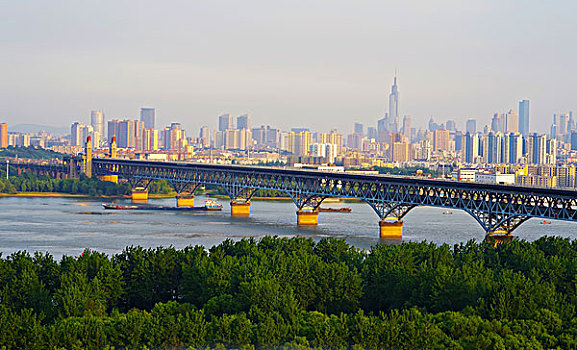 南京长江大桥风光