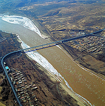 黄色,河,内蒙古