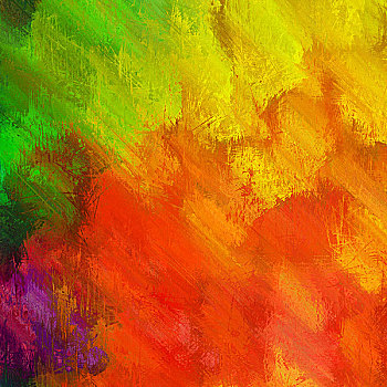 艺术,抽象,丙烯酸树脂,铅笔,红色,褐色,黄色,紫色,绿色,金色背景