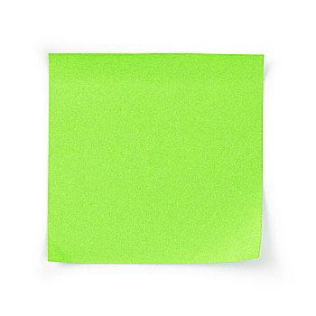 绿色,贴纸,提醒,隔绝,白色背景