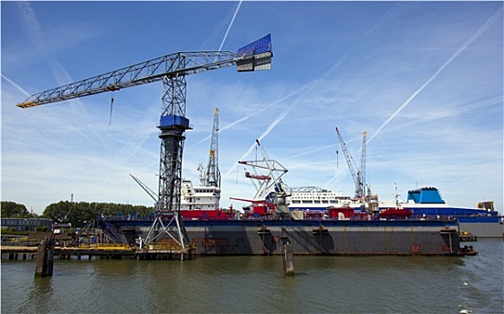 船厂,港口,鹿特丹